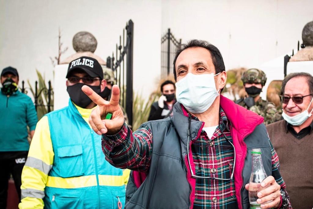 Alcalde de La Calera (Cundinamarca) Carlos Cenen