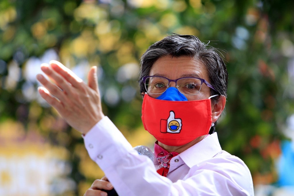 La alcaldesa de Bogotá, Claudia López.