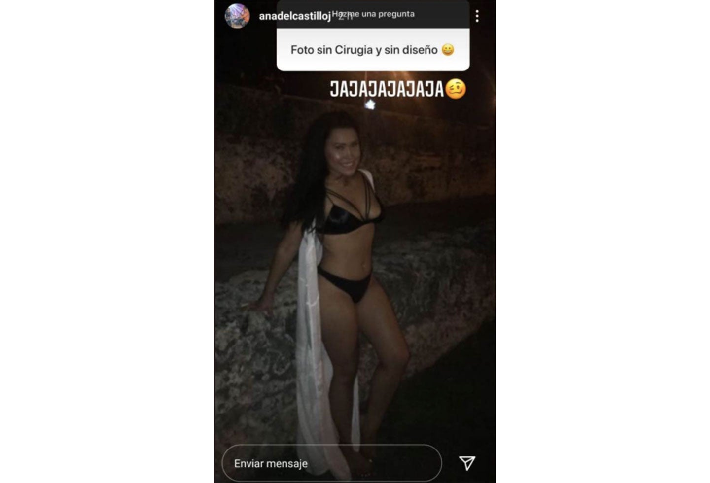 Ana del Castillo sin tantas cirugías estéticas.