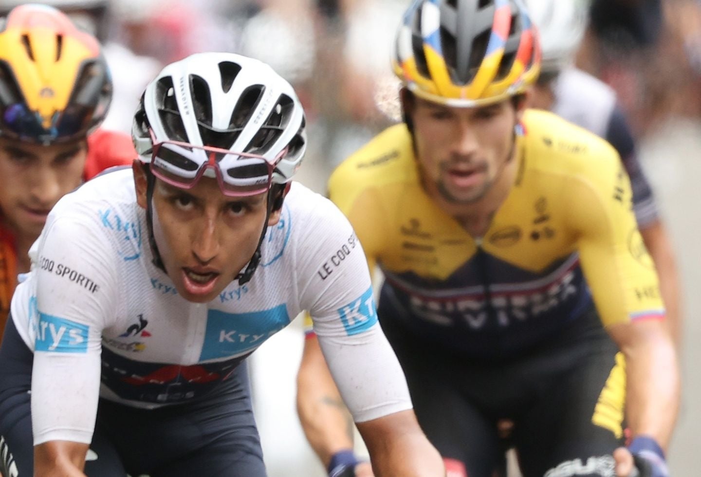 Egan Bernal y Primoz Roglic
