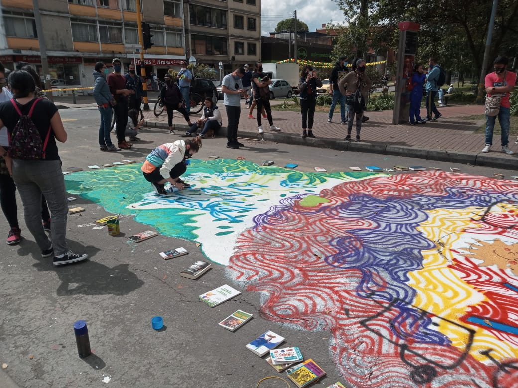 Actos culturales en los CAI vandalizados en Bogotá