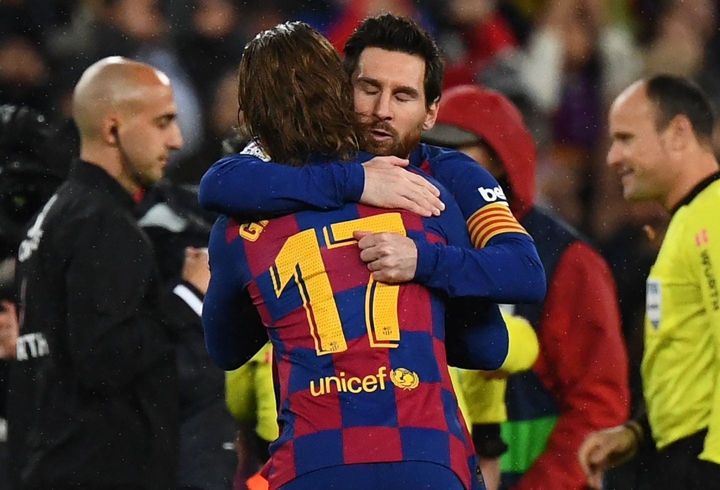 Lionel Messi y Antoine Griezmann