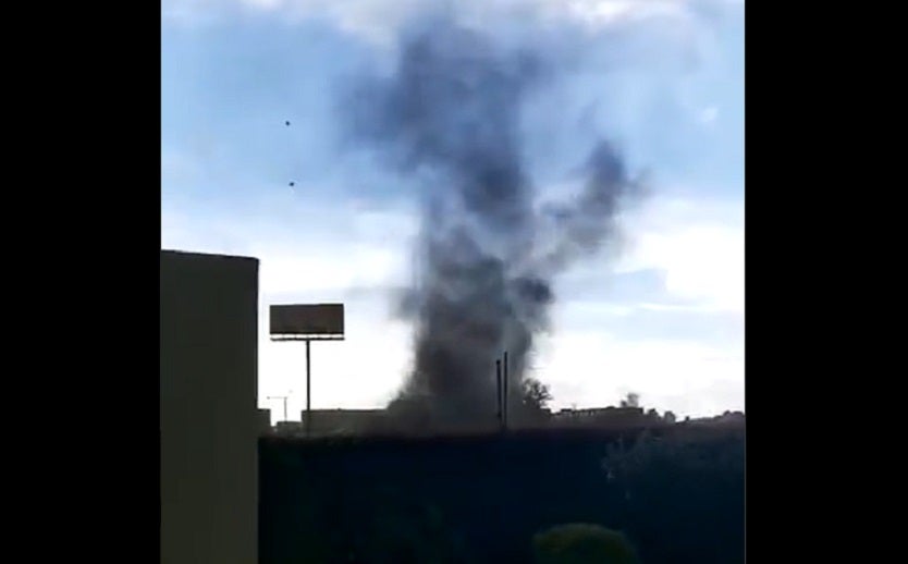 Vendaval provocó pánico en Madrid