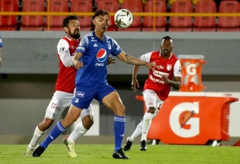 Santa Fe le sacó un empate a Millonarios en el clásico capitalino con gol e