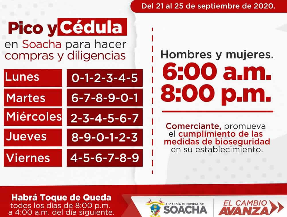 Pico y cédula Soacha