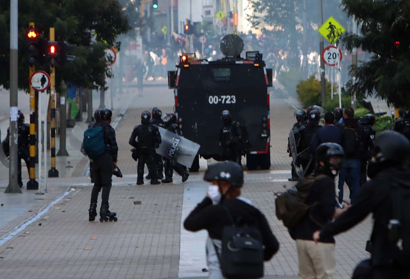 Protestas en Bogotá, 21 de septiembre de 2020
