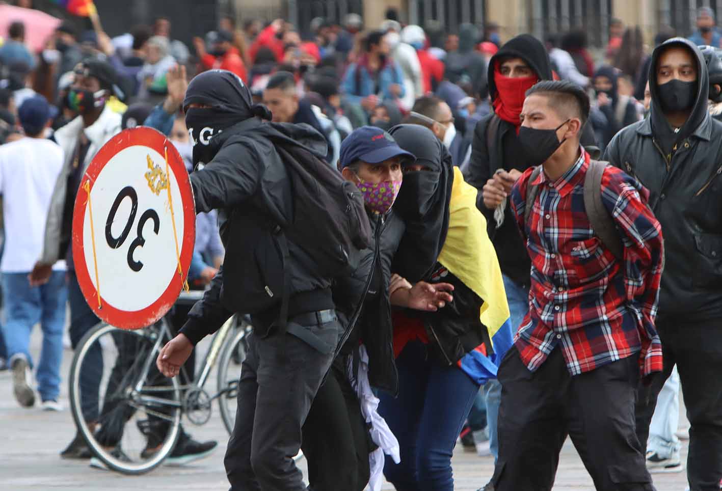 Protestas en Bogotá, 21 de septiembre de 2020
