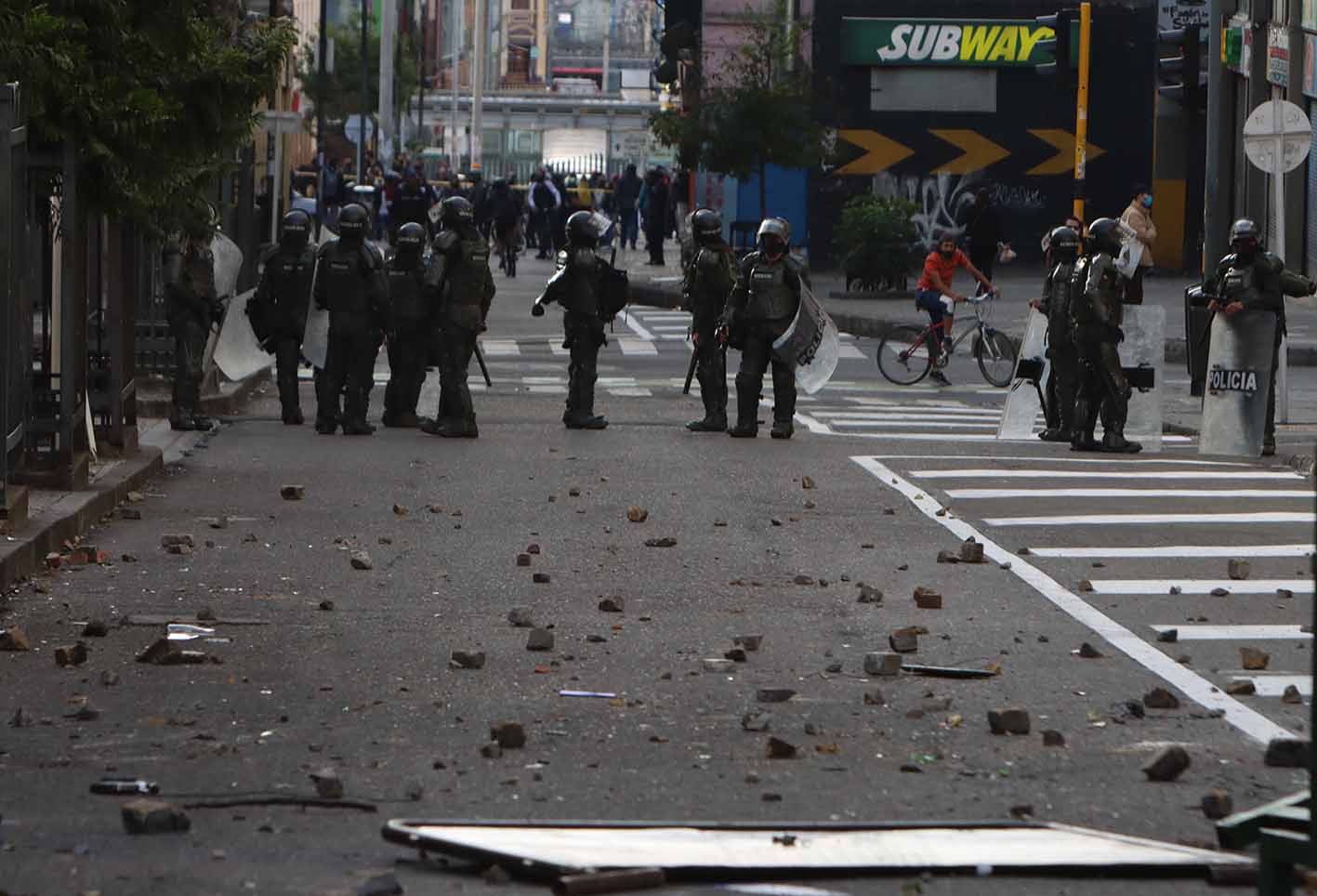 Protestas en Bogotá, 21 de septiembre de 2020