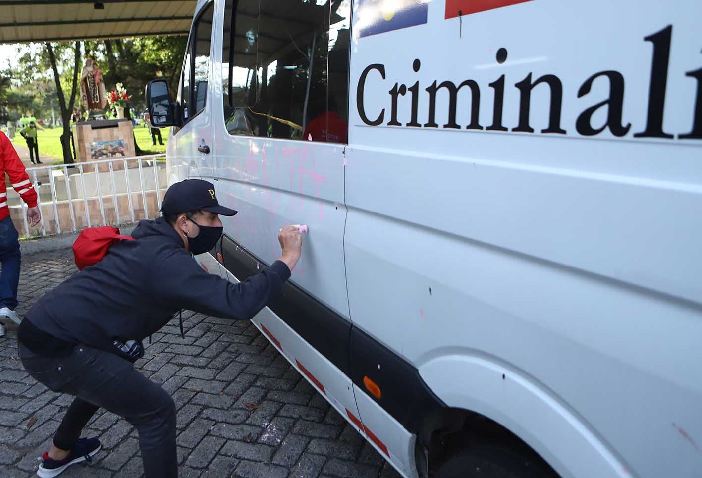 Protestas en Villa Luz por la muerte de Javier Ordóñez