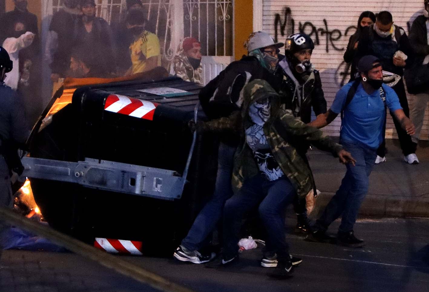 Protestas en Villa Luz, 10 de septiembre de 2020