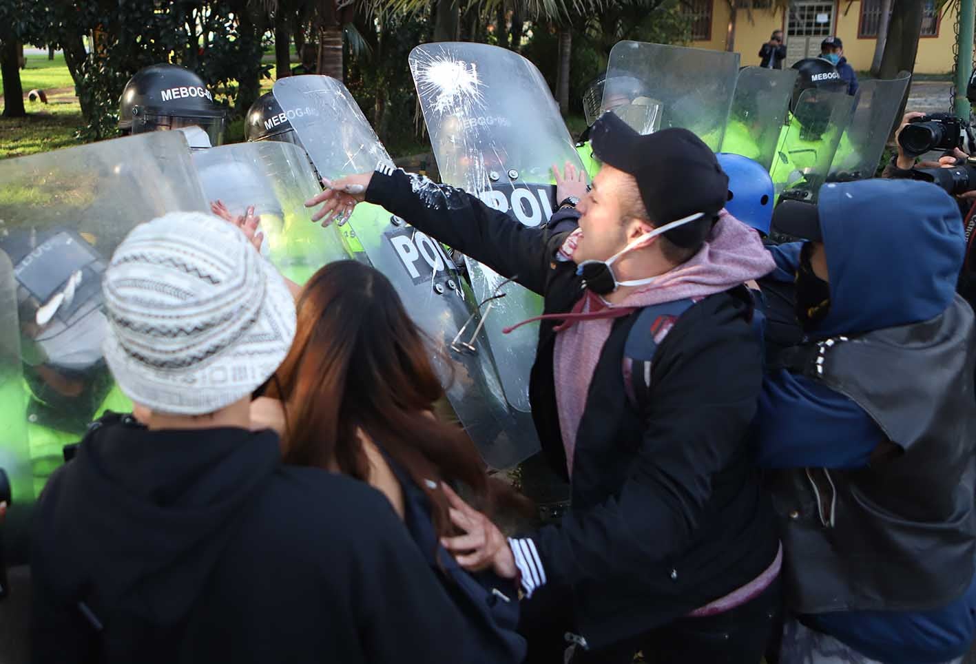 Protestas en Villa Luz por la muerte de Javier Ordóñez