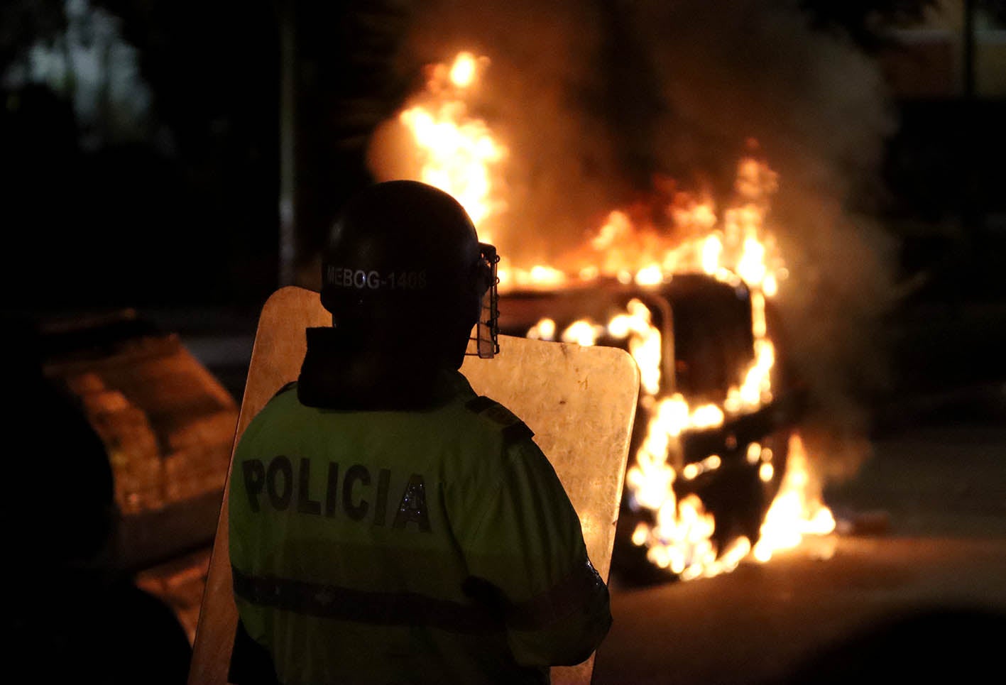 Protestas en Villa Luz, 10 de septiembre de 2020