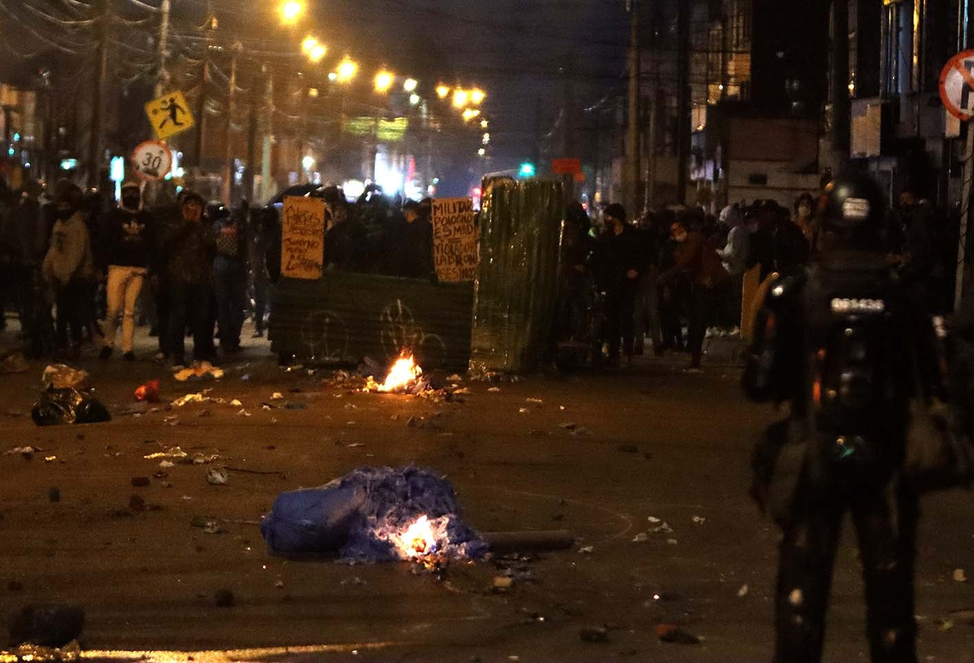Protestas en Villa Luz, 10 de septiembre de 2020