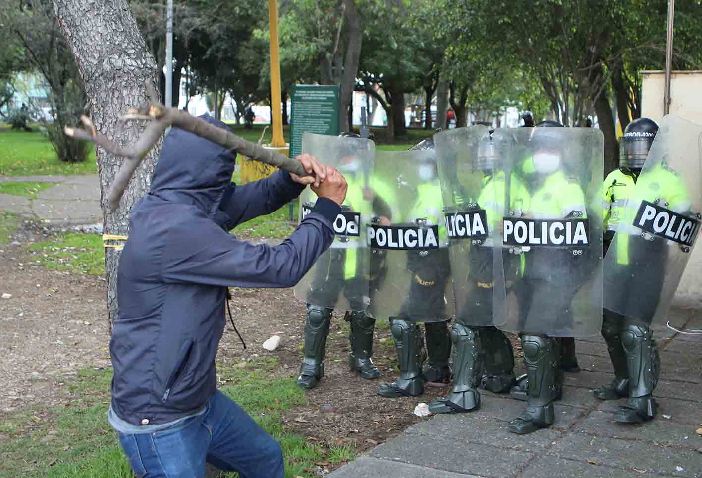 Protestas en Villa Luz por la muerte de Javier Ordóñez