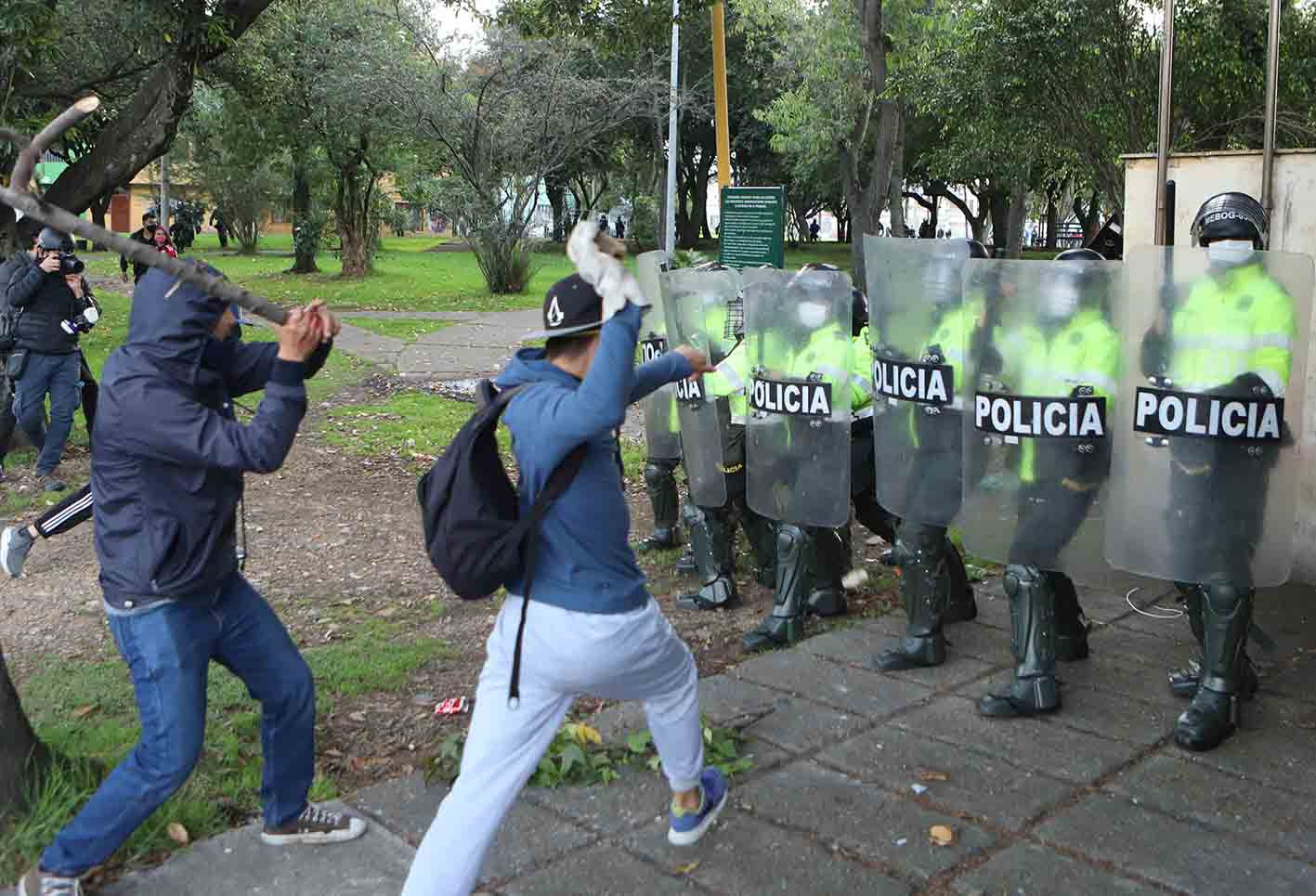 Protestas en Villa Luz por la muerte de Javier Ordóñez