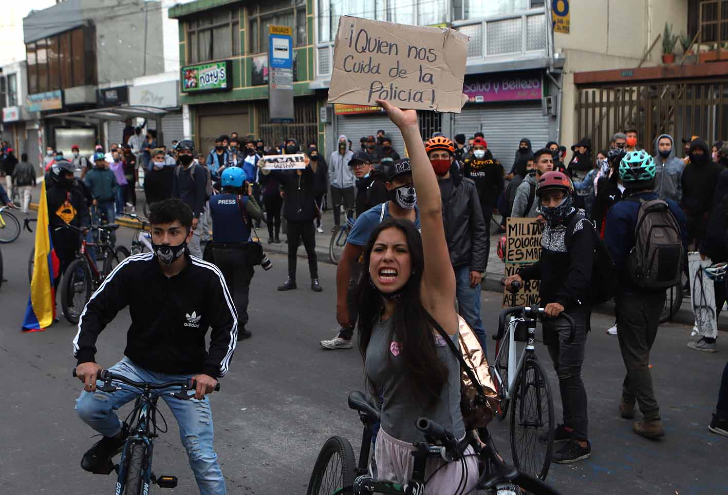 Protestas en Villa Luz, 10 de septiembre de 2020