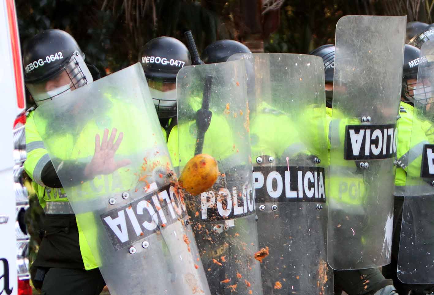 Protestas en Villa Luz por la muerte de Javier Ordóñez