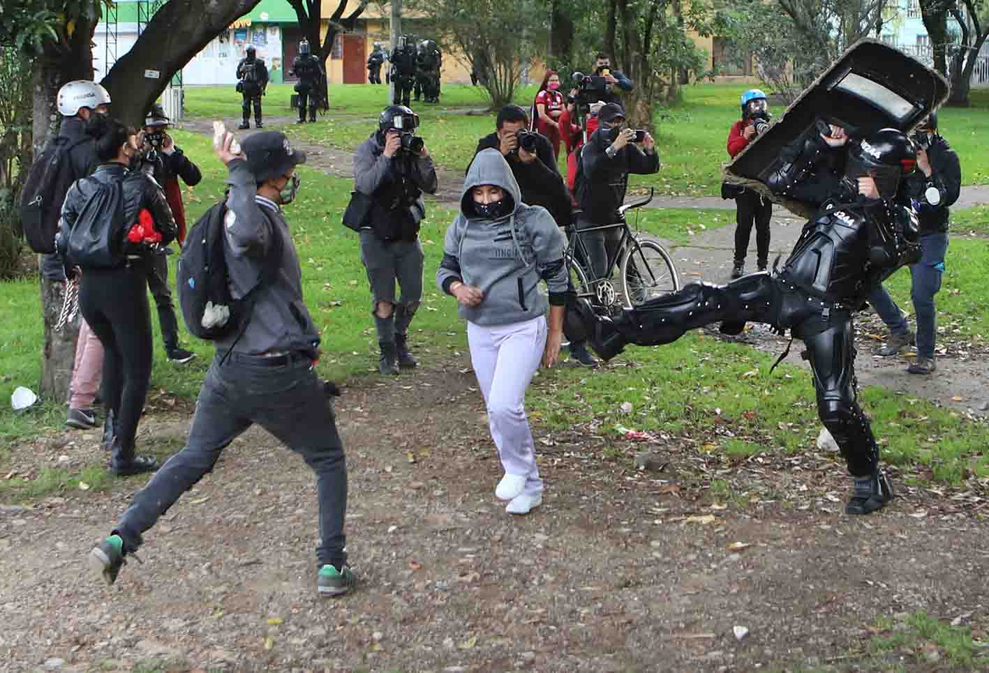 Protestas en Villa Luz por la muerte de Javier Ordóñez