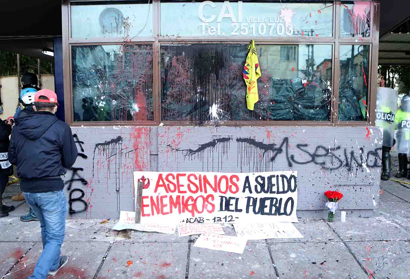 Protestas en Villa Luz por la muerte de Javier Ordóñez