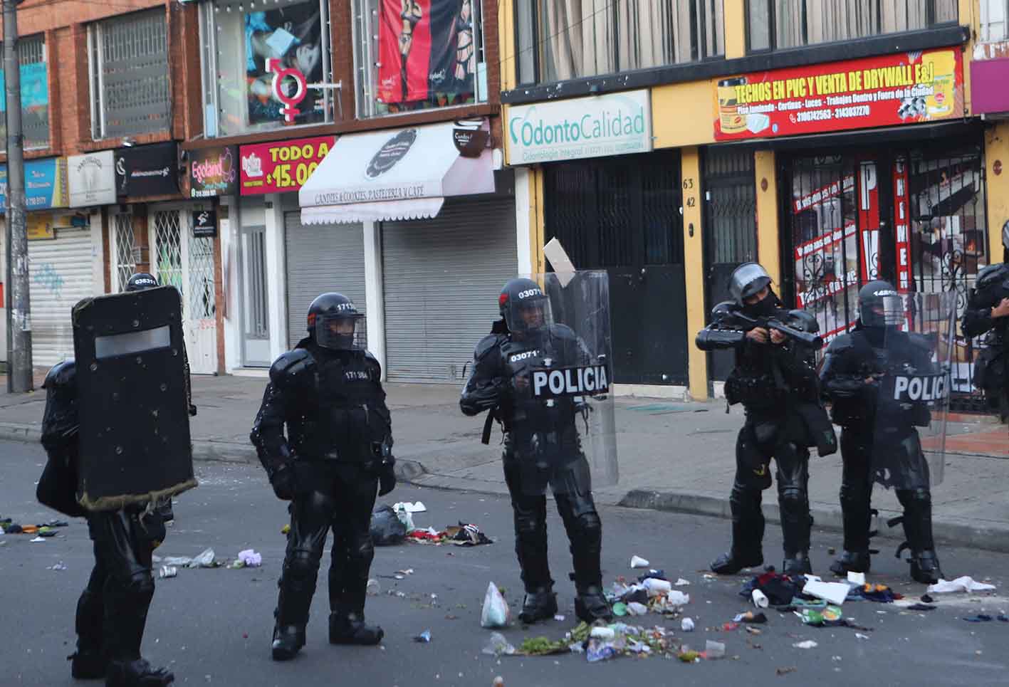 Protestas en Villa Luz por la muerte de Javier Ordóñez
