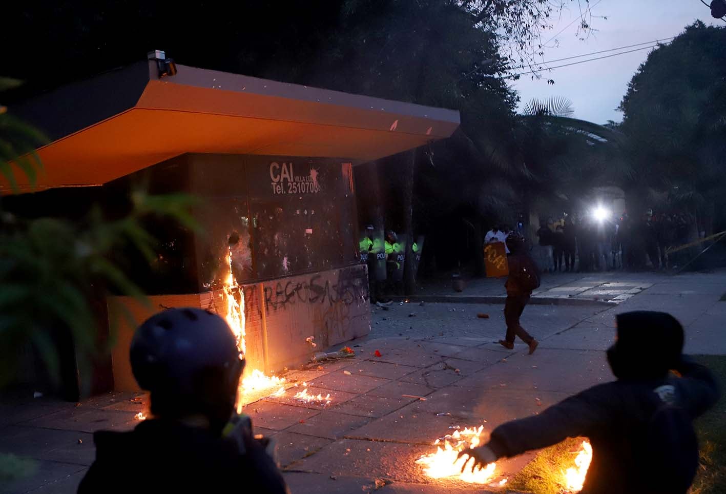 Protestas en Villa Luz, 10 de septiembre de 2020