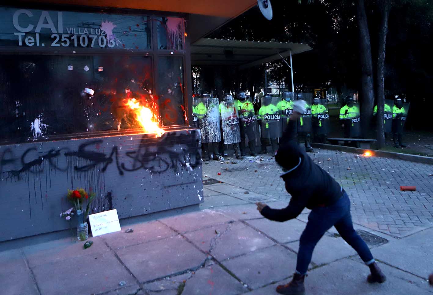 Protestas en Villa Luz, 10 de septiembre de 2020