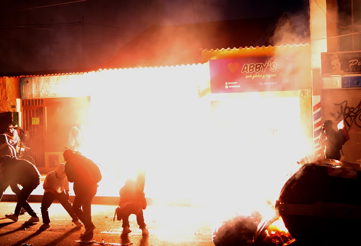 Protestas en Villa Luz, 10 de septiembre de 2020