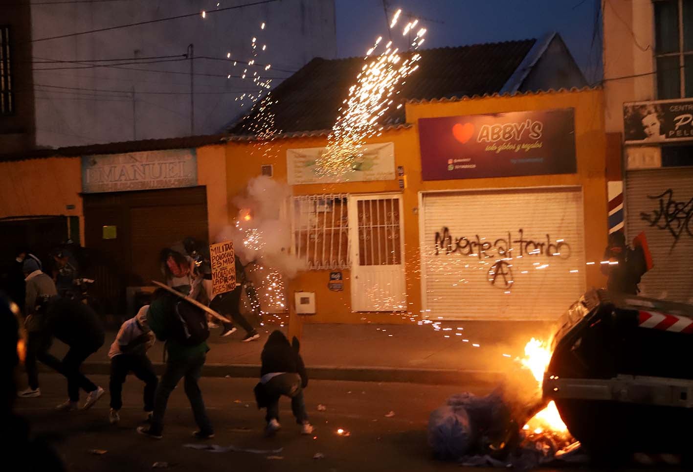 Protestas en Villa Luz, 10 de septiembre de 2020