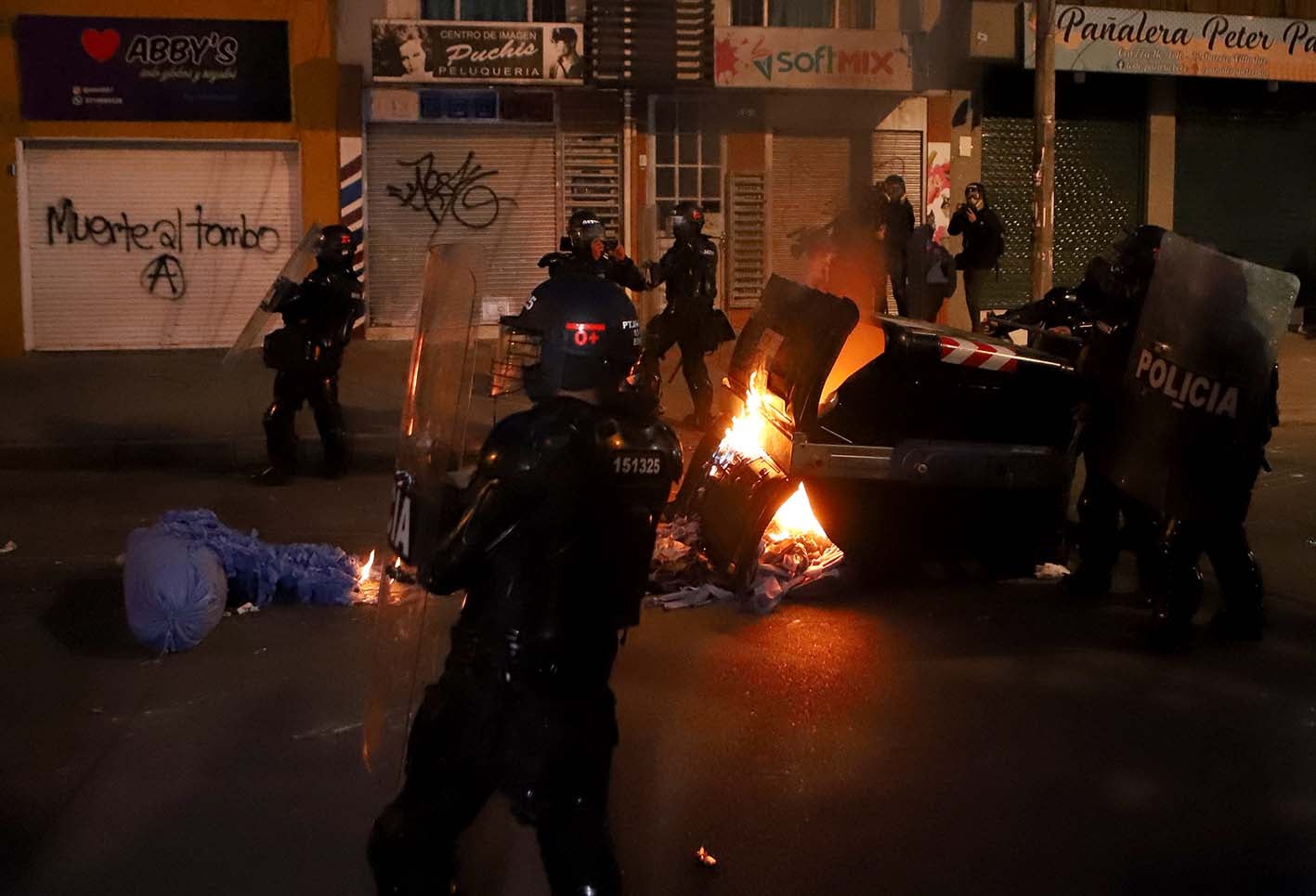Protestas en Villa Luz, 10 de septiembre de 2020