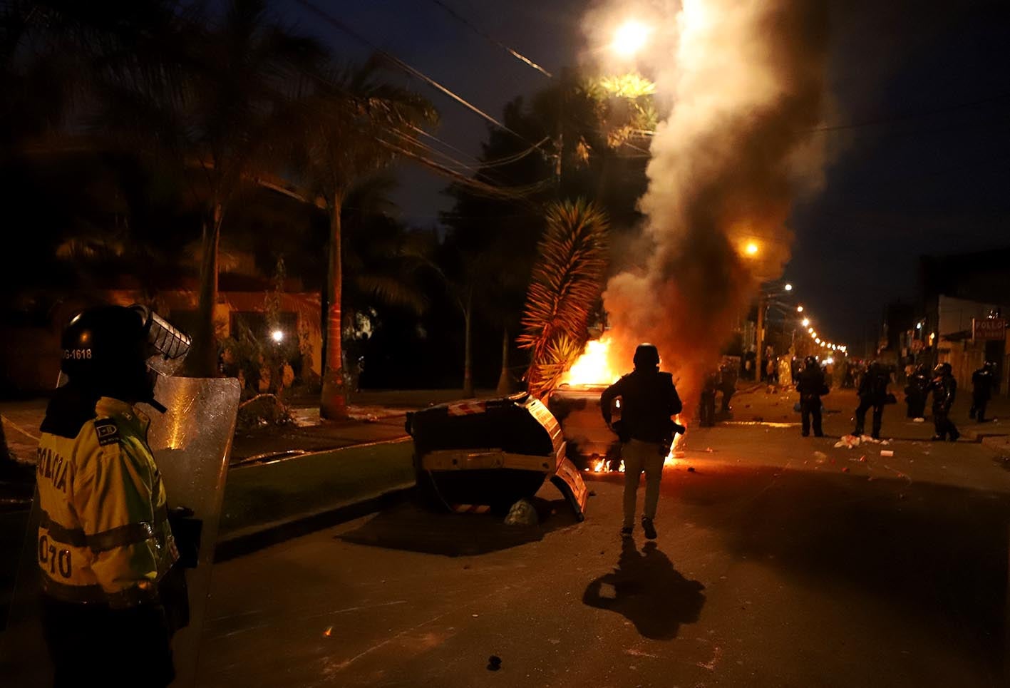 Protestas en Villa Luz, 10 de septiembre de 2020