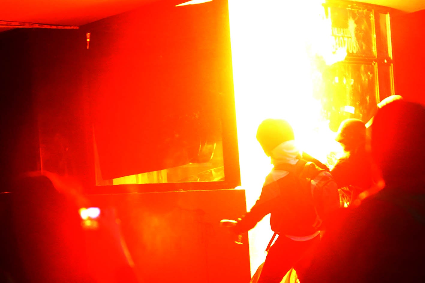 Protestas en Villa Luz, 10 de septiembre de 2020