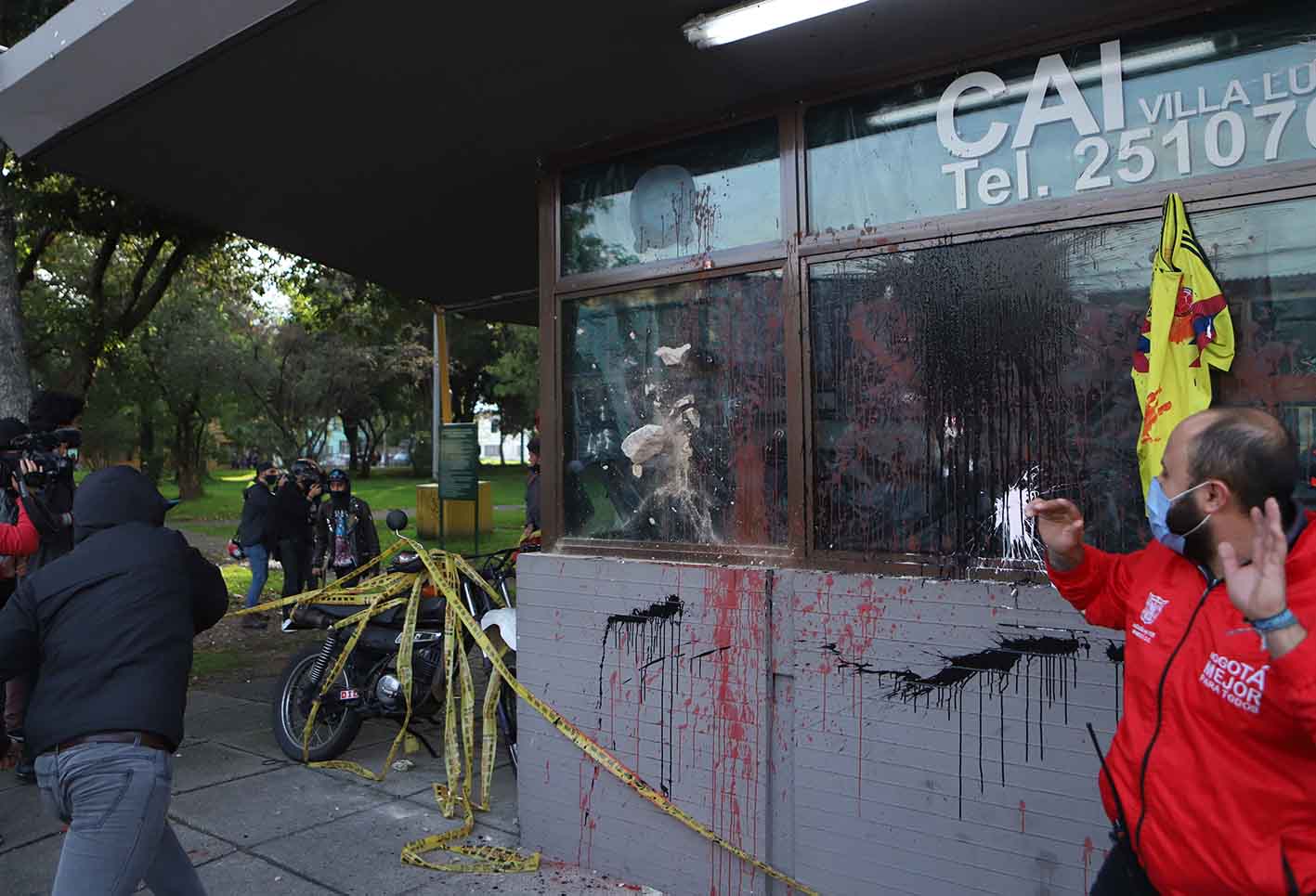 Protestas en Villa Luz por la muerte de Javier Ordóñez