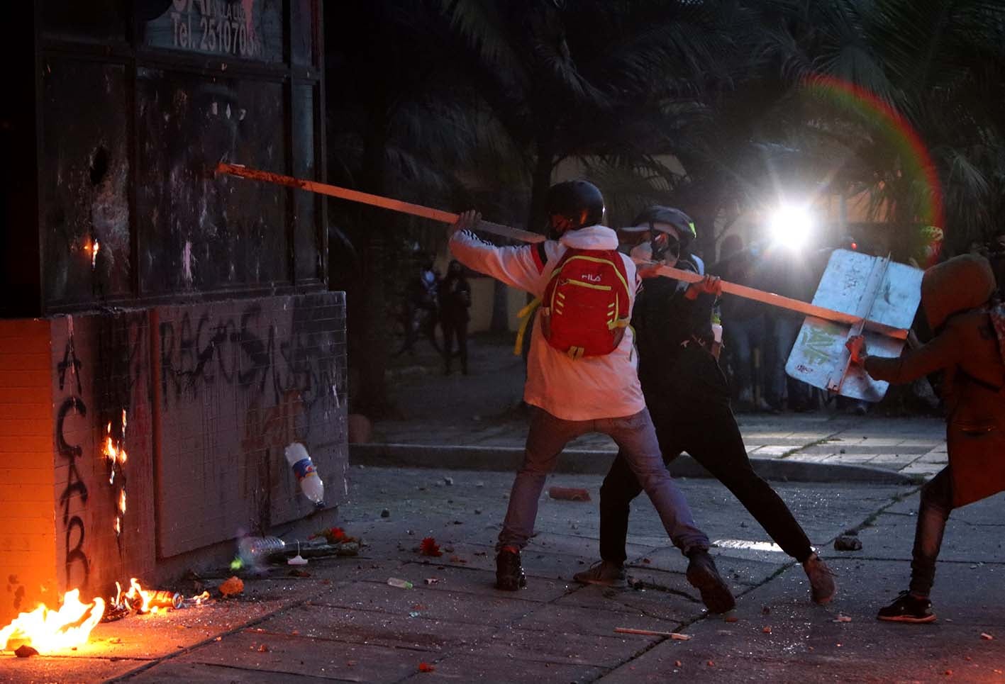 Protestas en Villa Luz, 10 de septiembre de 2020