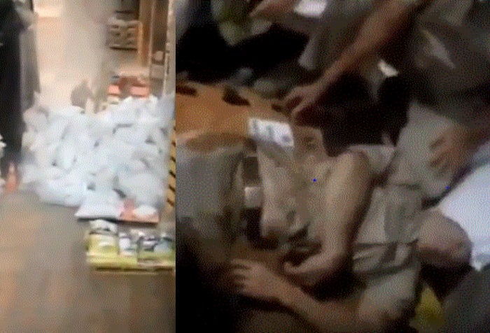 [Video] Tras caerle una estiba de bultos, trabajador falleció