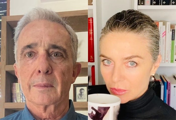 Álvaro Uribe Vélez y Margarita Rosa de Francisco