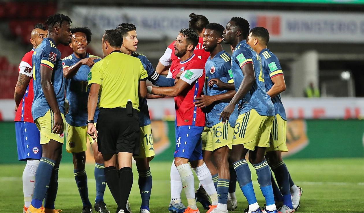 Colombia vs Chile, Eliminatorias a Qatar 2022