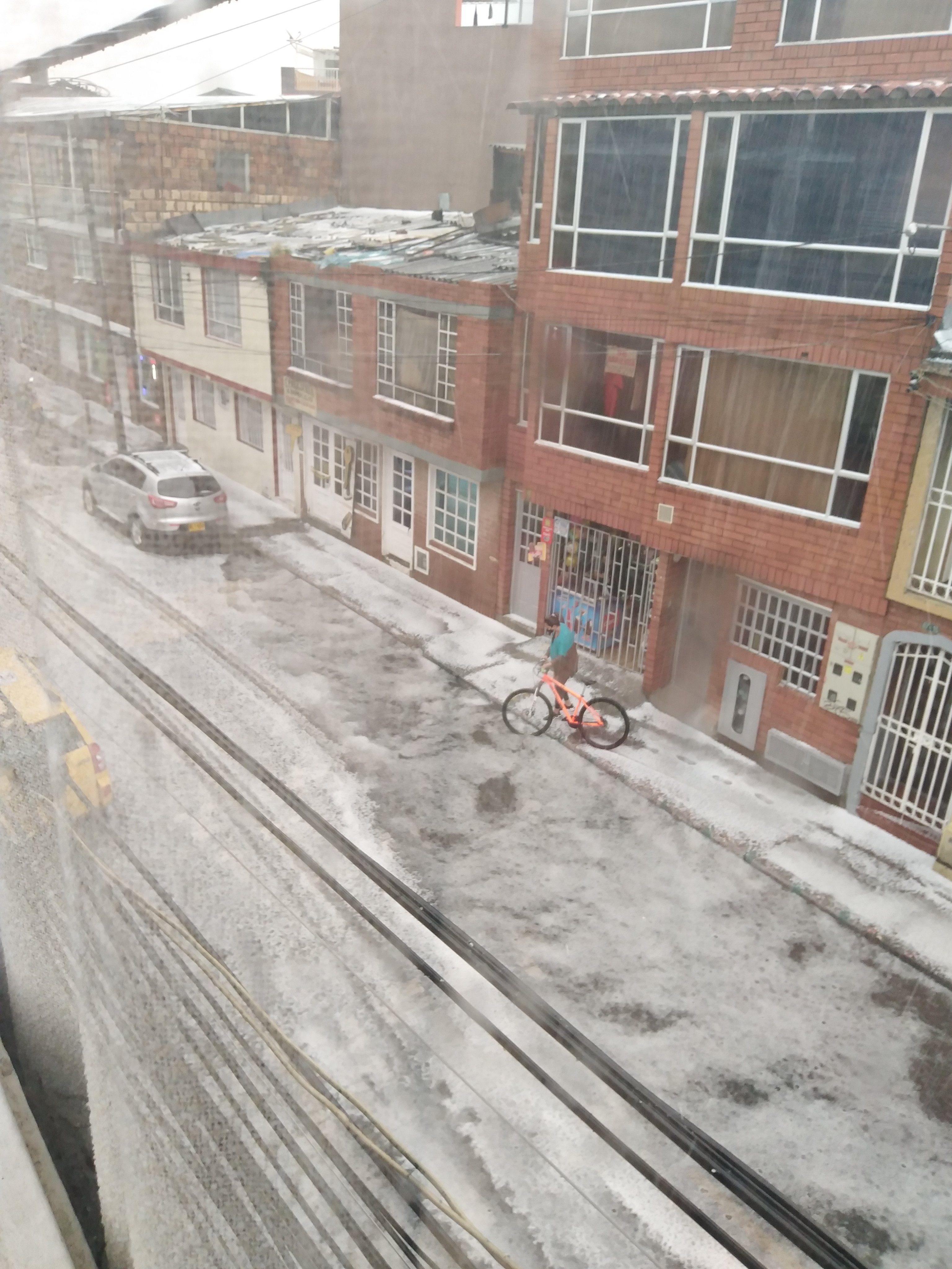 Granizada en Bogotá