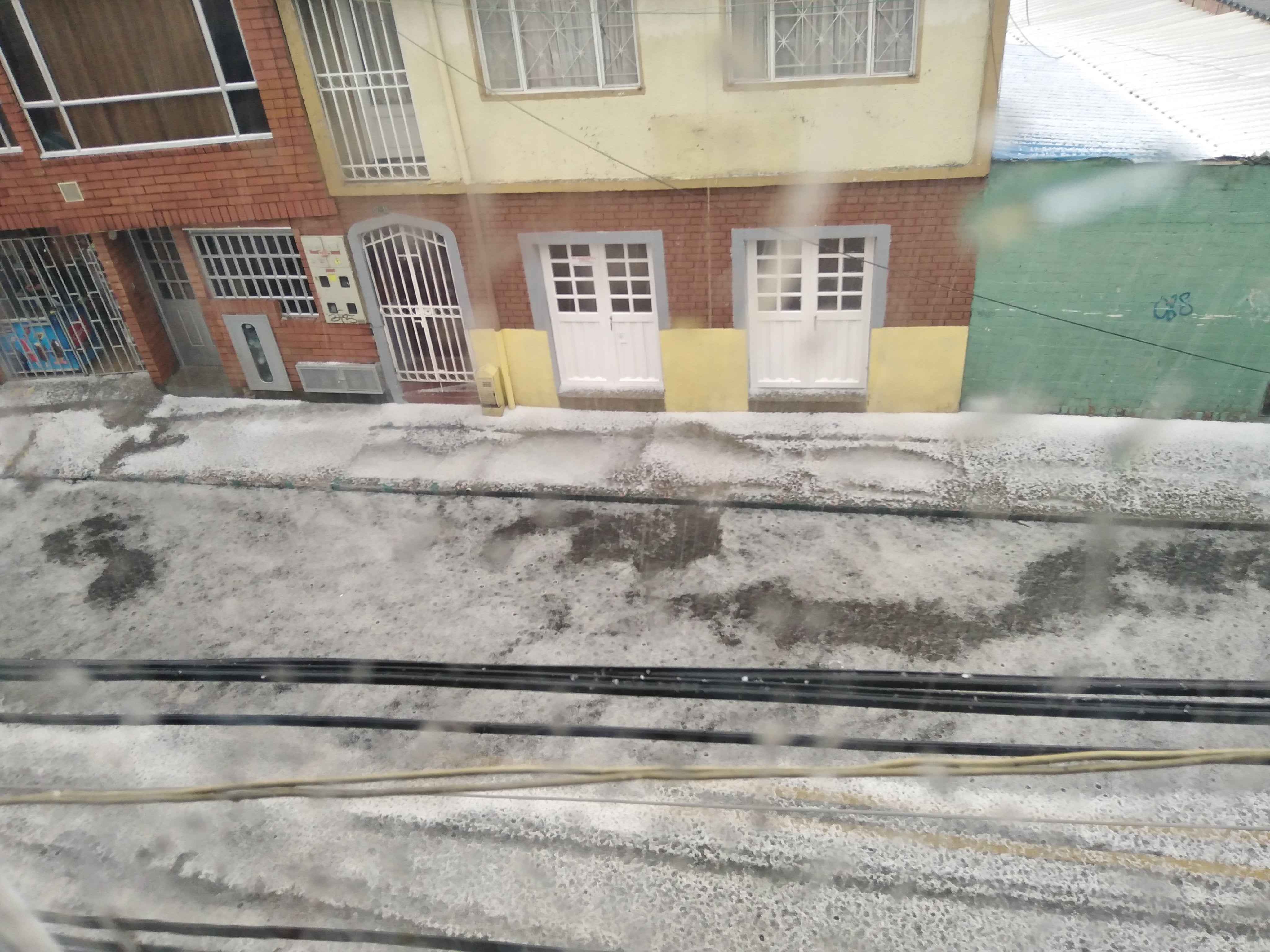 Granizada en Bogotá