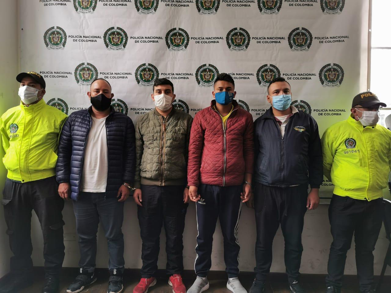 Captura de bandas delincuenciales en Bogotá