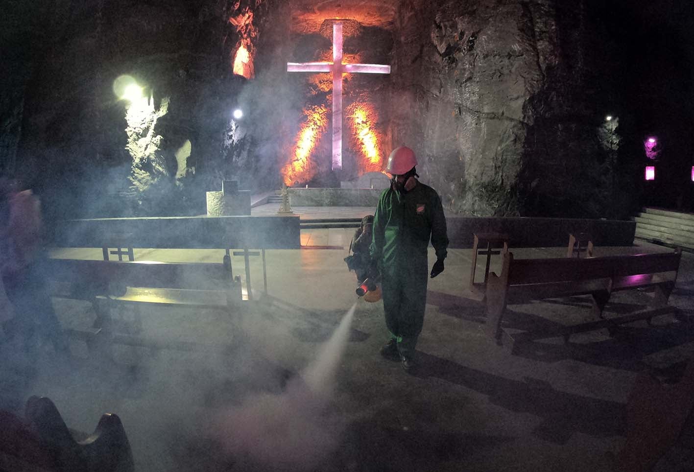 Catedral de Sal de Zipaquirá reabre en tiempos de coronavirus