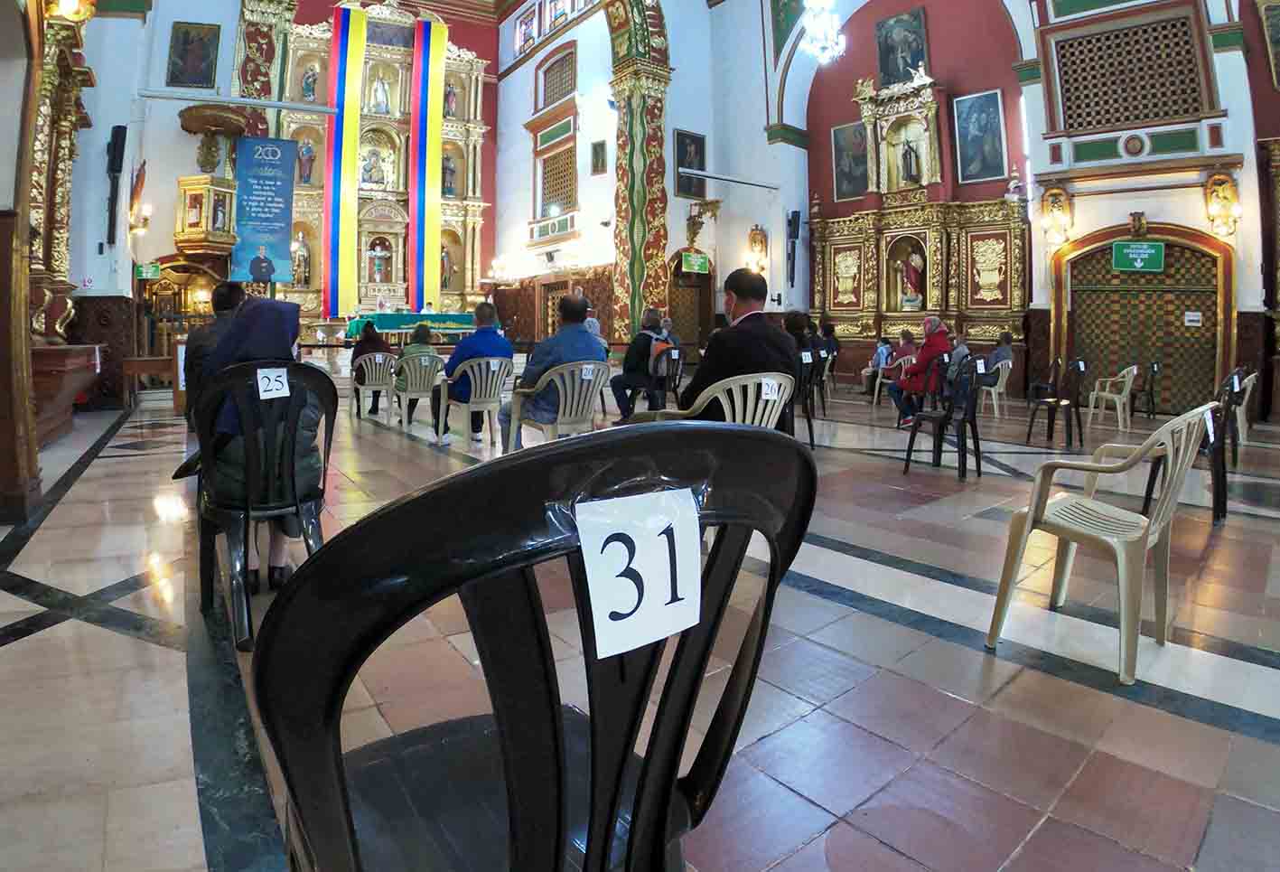 Iglesias Católicas con protocolos de bioseguridad / Coronavirus en Colombia