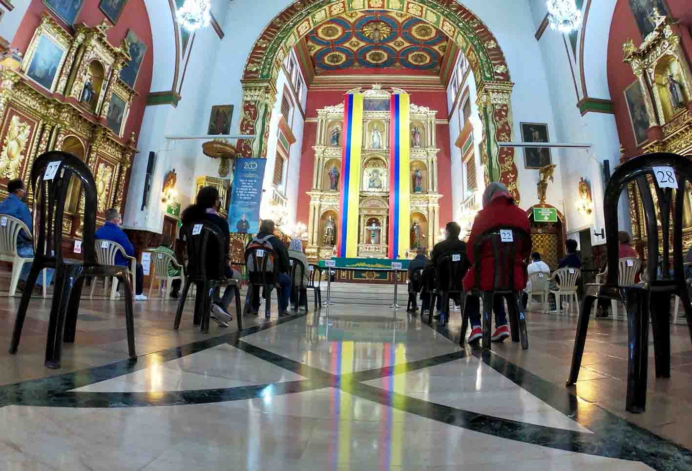 Iglesias Católicas con protocolos de bioseguridad / Coronavirus en Colombia