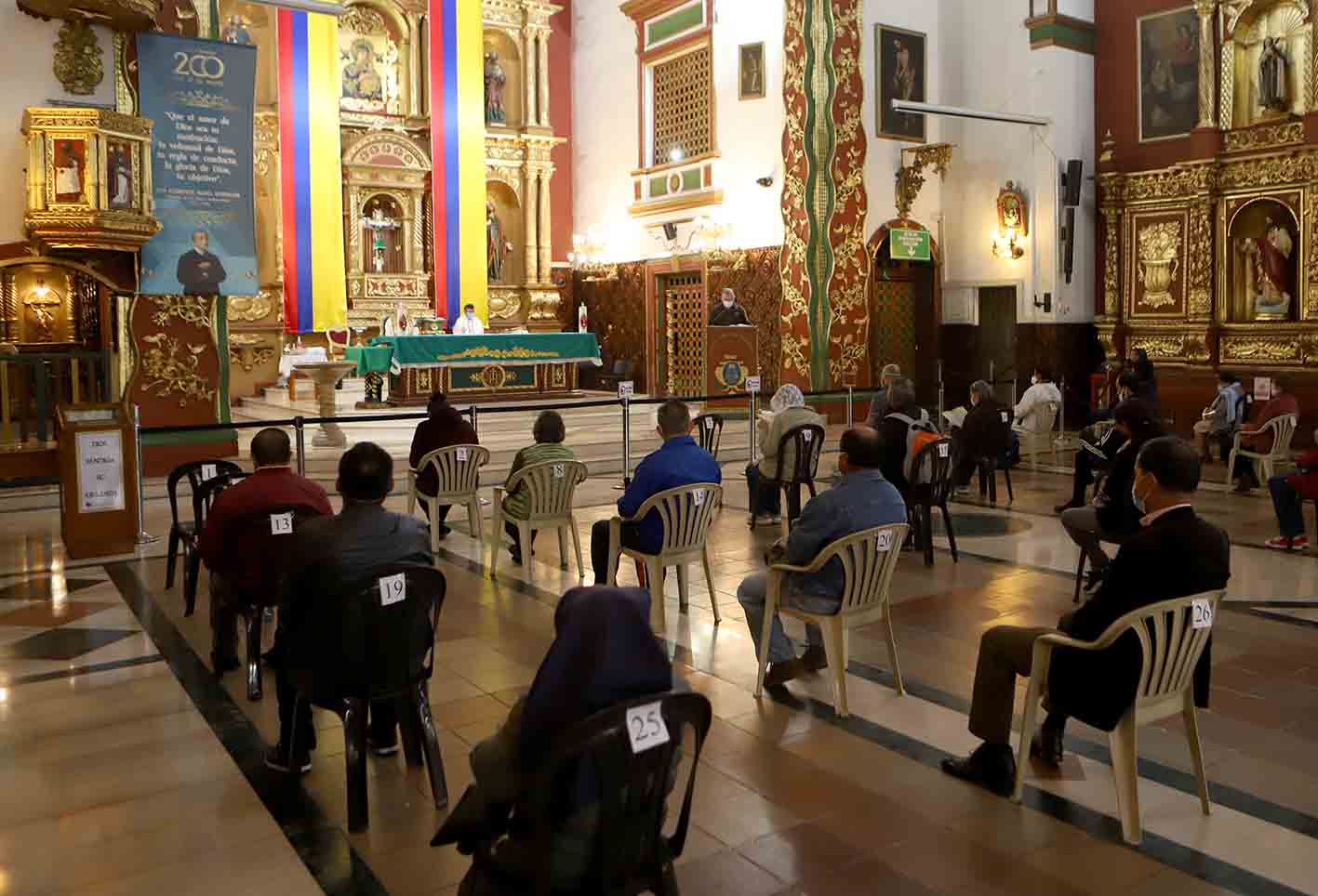 Iglesias Católicas con protocolos de bioseguridad / Coronavirus en Colombia
