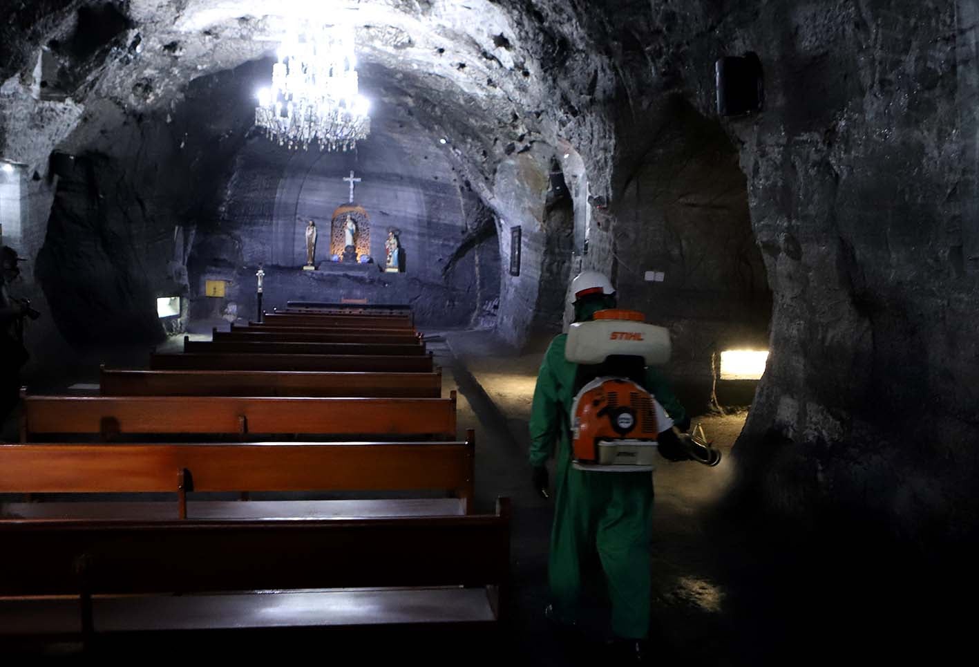 Catedral de Sal de Zipaquirá reabre en tiempos de coronavirus