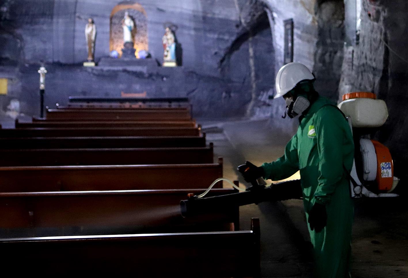 Catedral de Sal de Zipaquirá reabre en tiempos de coronavirus