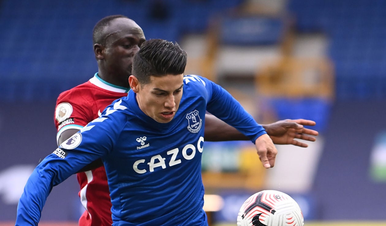 James Rodríguez, Everton vs Liverpool