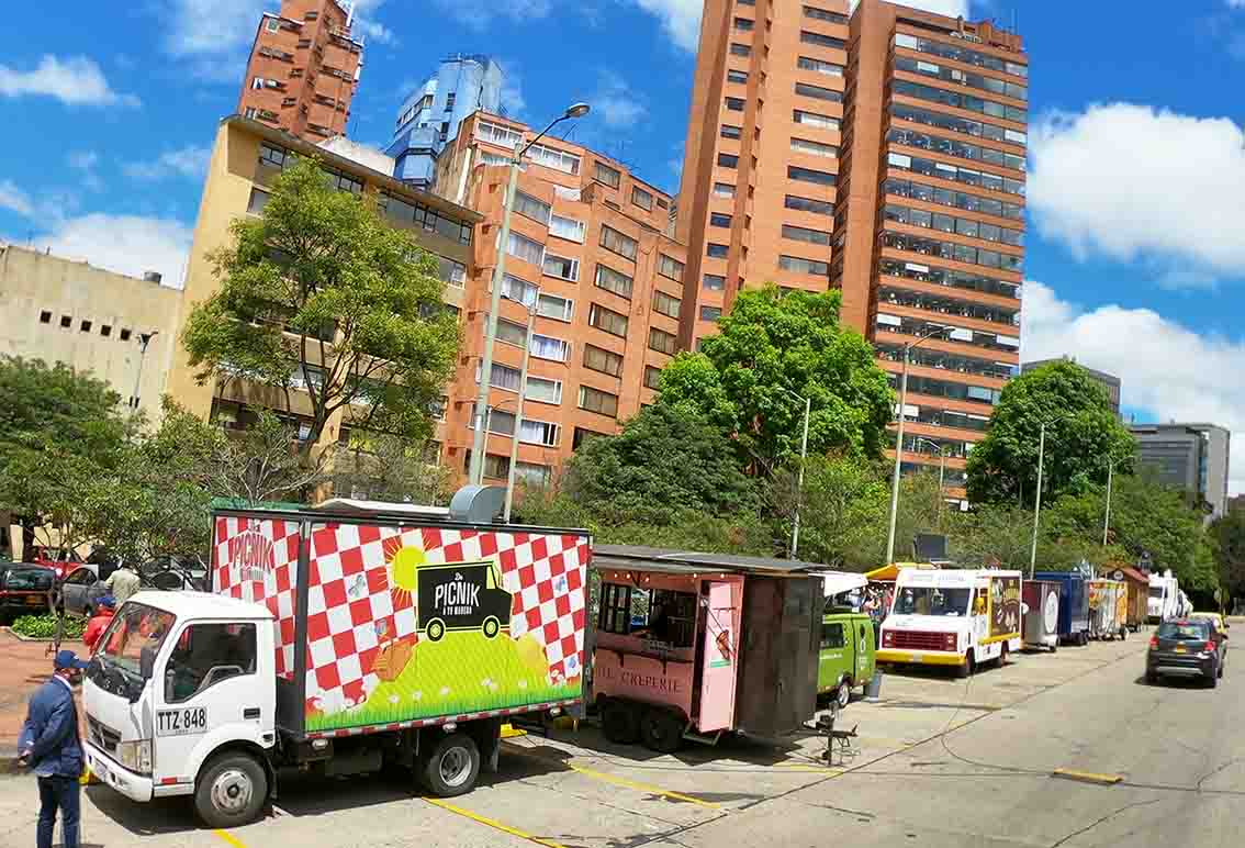 Los Food Trucks prenden motores para reiniciar labores en Bogotá