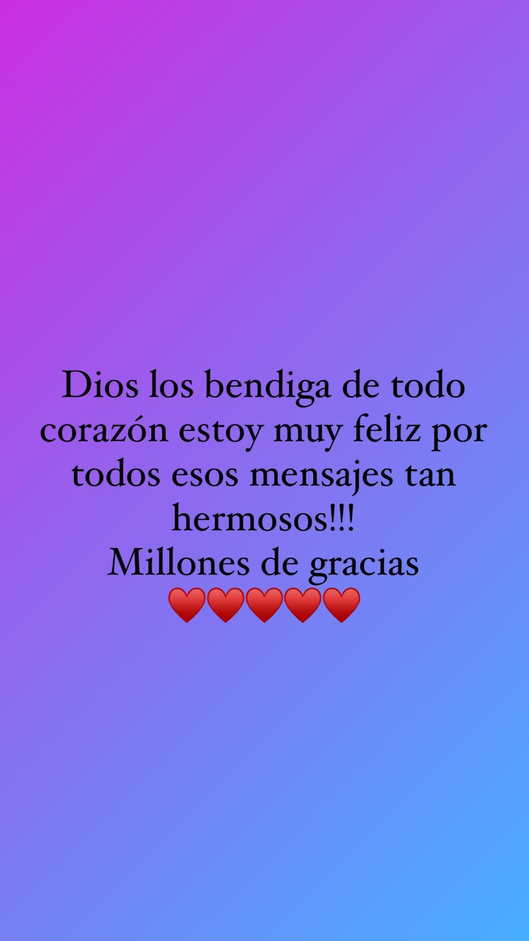 Agradecimiento de Luisa Fernanda W