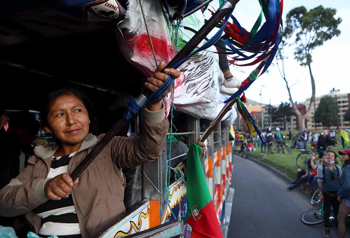 Minga Indígena anuncia movilización este lunes en la Plaza de Bolívar