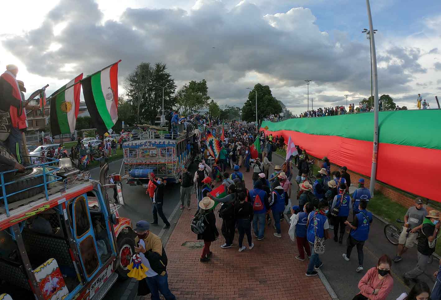 La Minga Indígena ya se encuentra en Bogotá